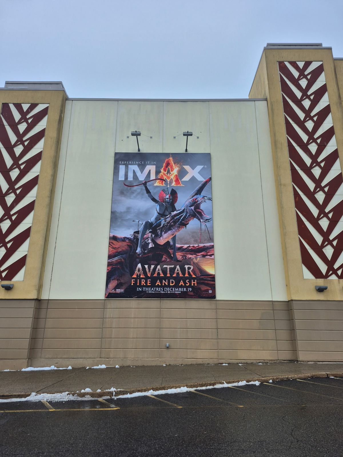 Avatar: Fire and Ash — AMC Rockaway 16 IMAX Wallscape
