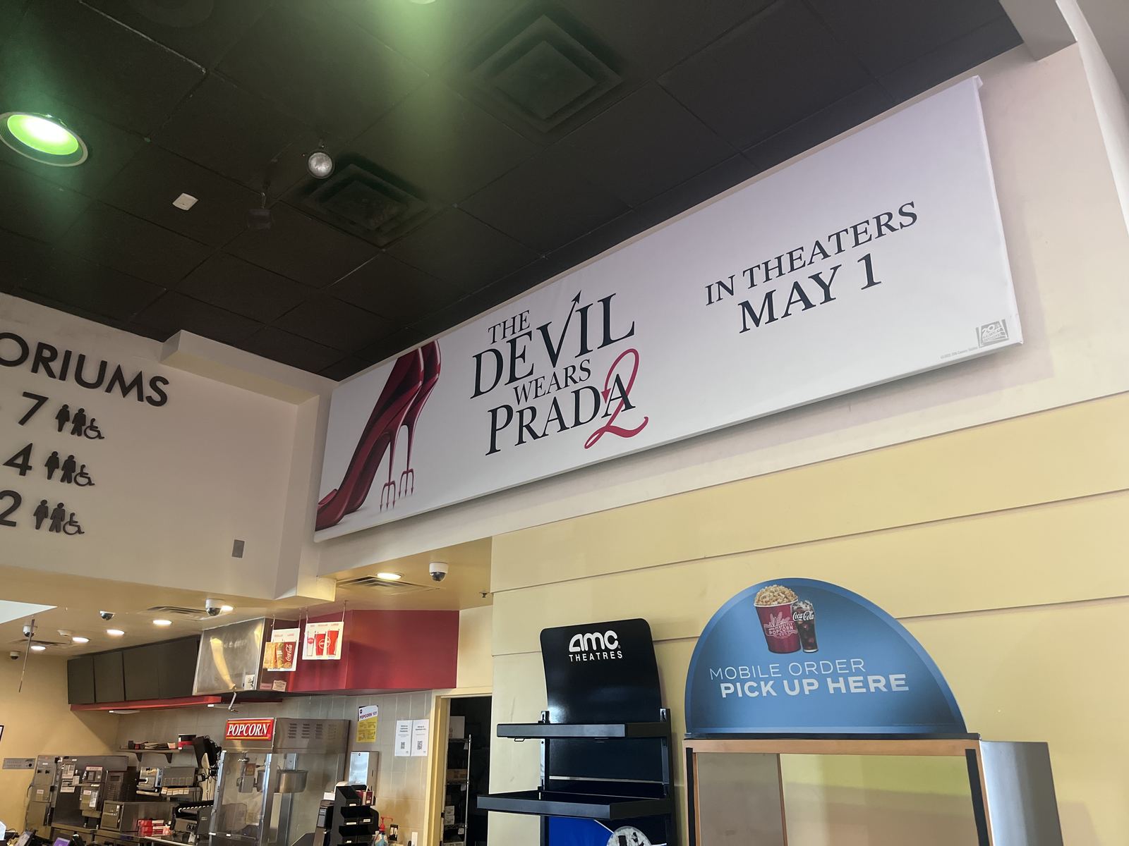 The Devil Wears Prada 2 — AMC Santa Monica 7 Lobby Banner