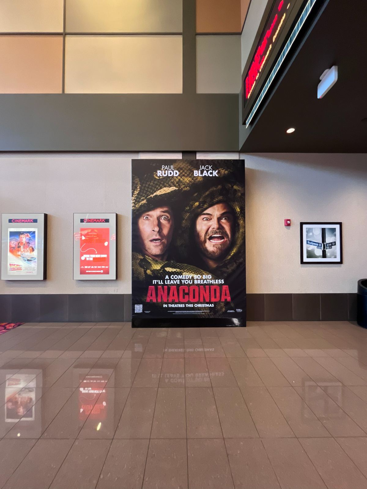Anaconda — Cinemark Downey Lobby Display