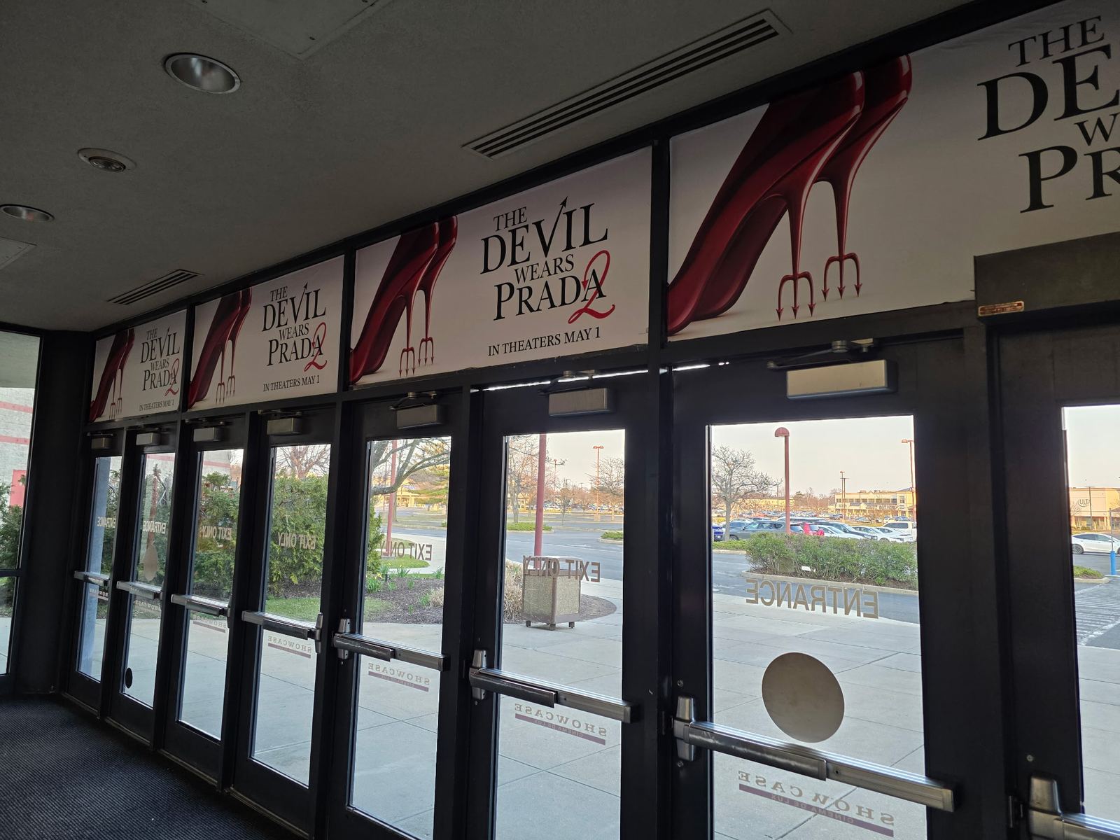 The Devil Wears Prada 2 — Showcase Farmingdale Entrance Graphics