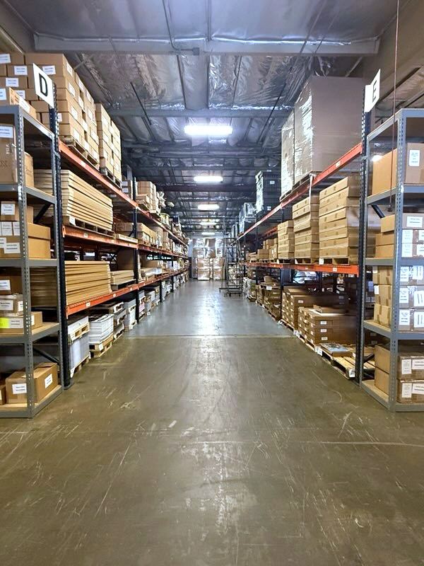 Racked & Inventoried — Warehouse Aisles