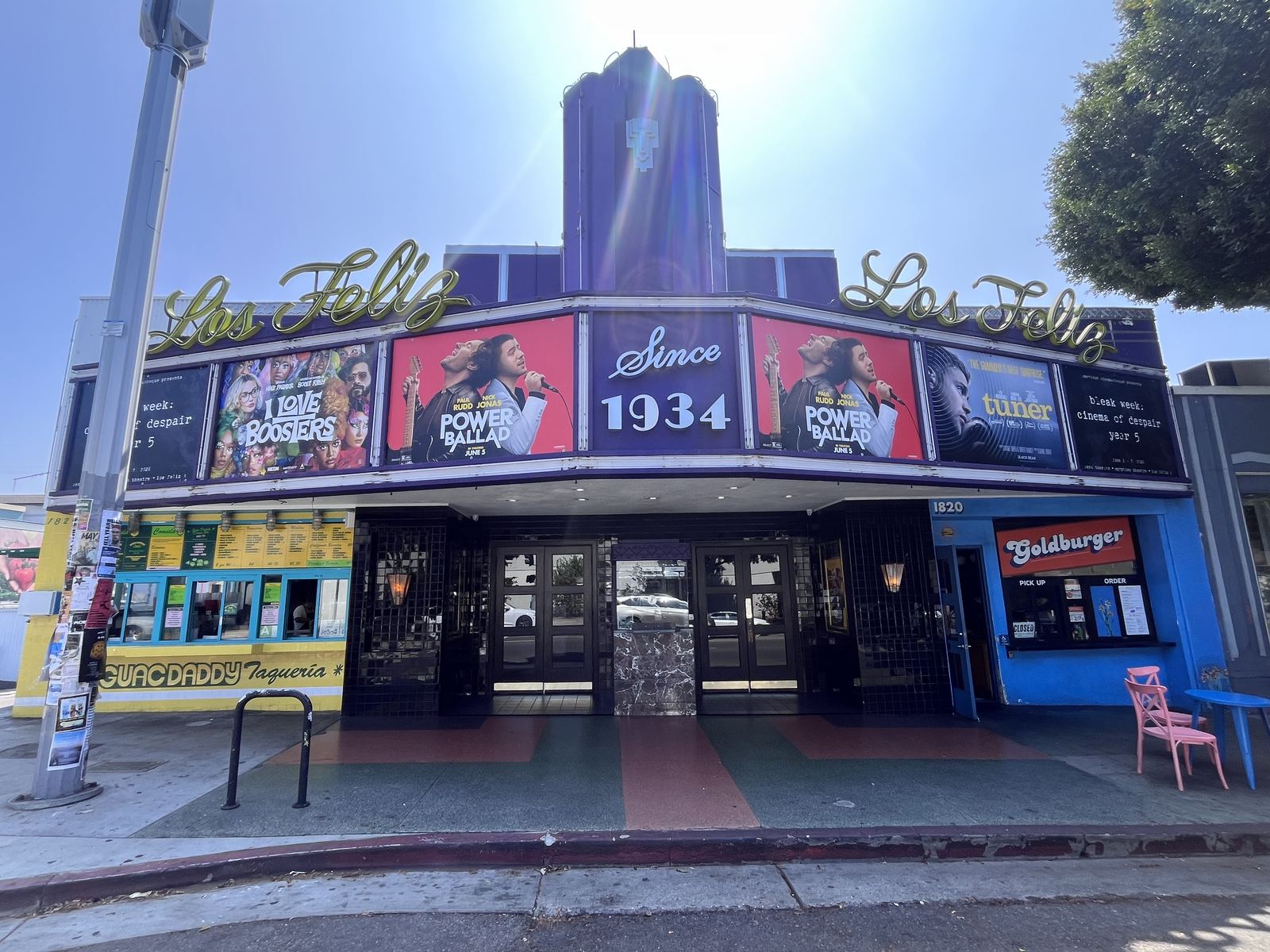 Los Feliz Theatre — Marquee & Poster Displays
