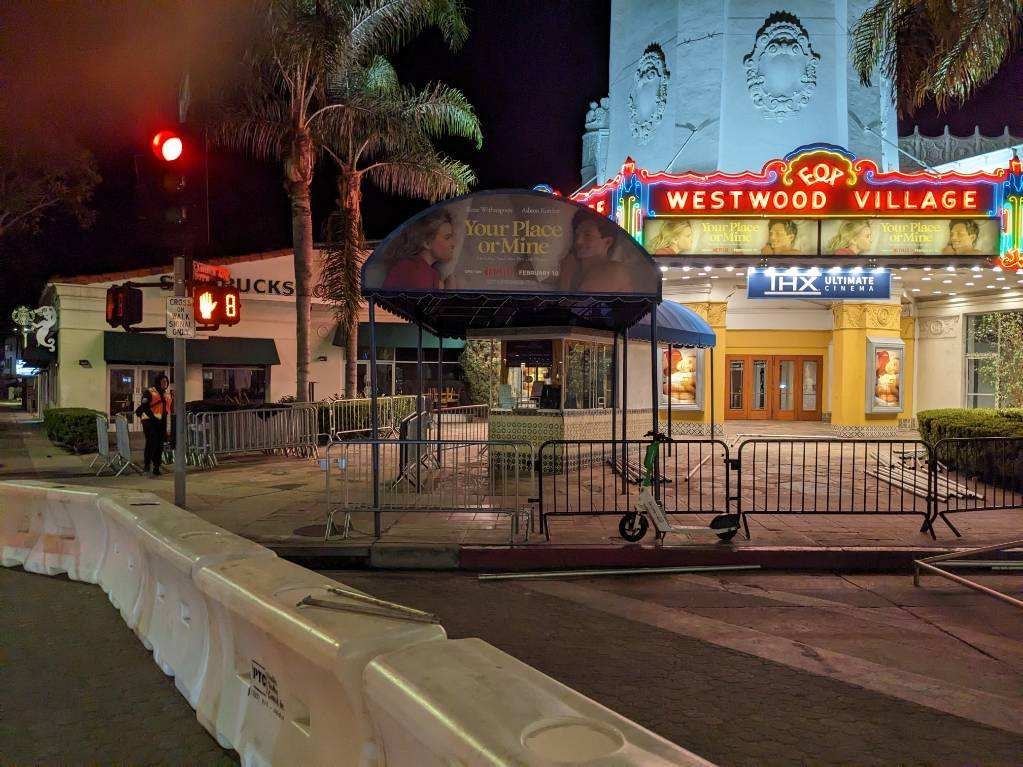 Your Place or Mine — Westwood Village Theatre Marquee