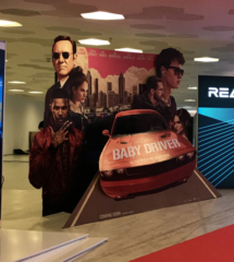 Standee installed by QSM Staff