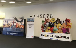 Standees installed by QSM Staff